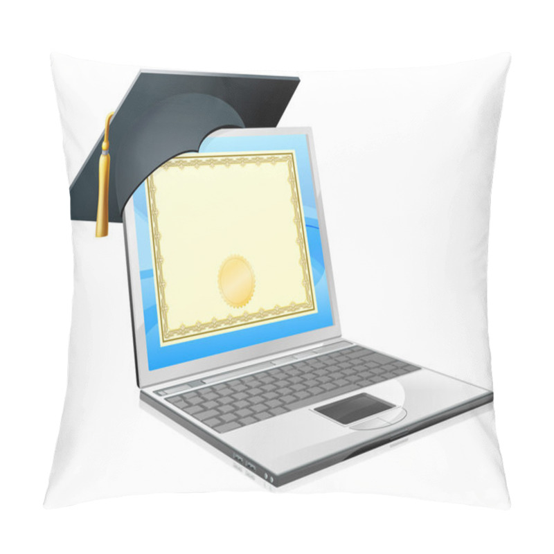 Personality  Education Laptop Concept Pillow Covers