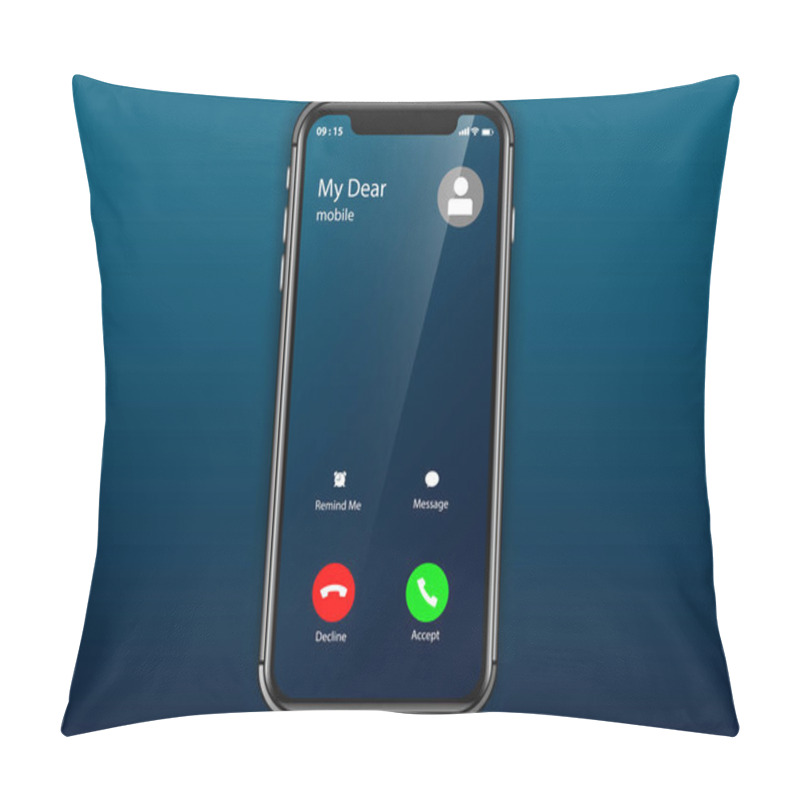 Personality  Incoming Call User Interface Phone Pillow Covers