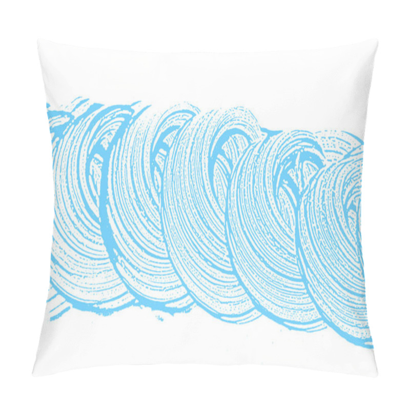 Personality  Natural Soap Texture Amazing Light Blue Foam Trace Background Artistic Magnificent Soap Suds Pillow Covers