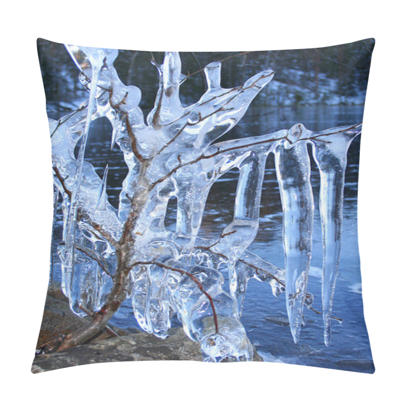 Personality  Ice Cold Blue Pillow Covers