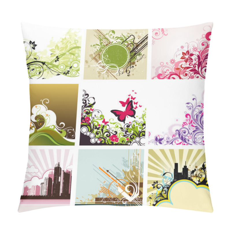 Personality  Floral Background Pillow Covers