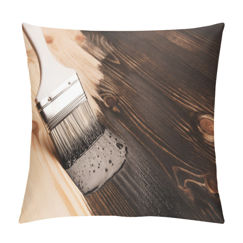 Personality  Varnishing Natural Wood Pillow Covers