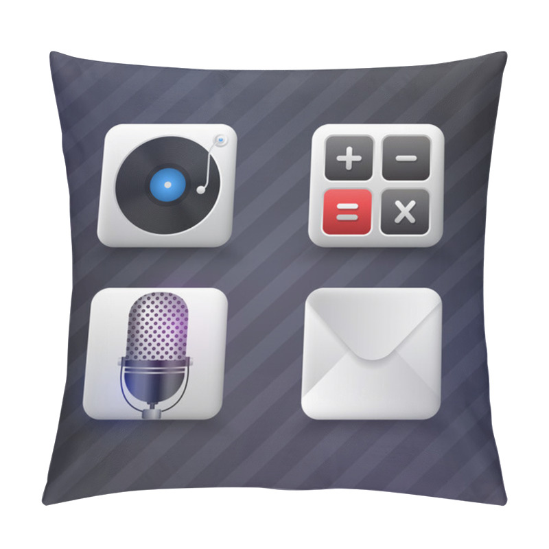 Personality  Web Icons Vector Illustration   Pillow Covers