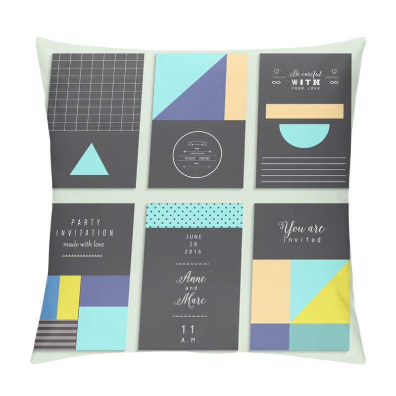 Personality  Collection Of Universal Cards. Pillow Covers