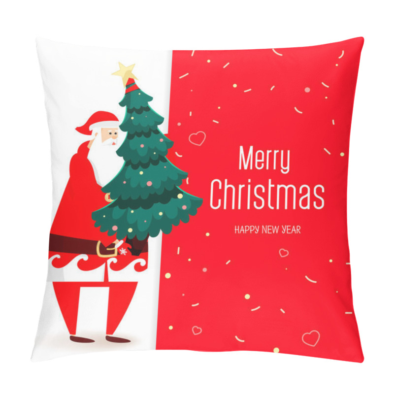 Personality  Big Congratulatory Signboard With Santa Pillow Covers