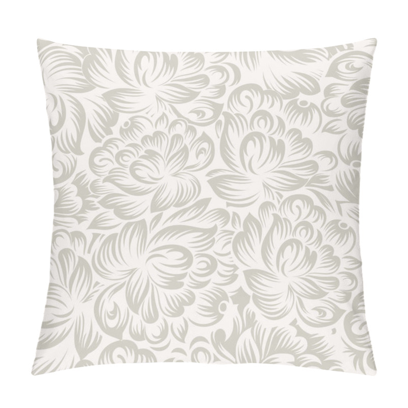 Personality  Abstract Seamless Vector Floral Wallpaper Pattern Design Pillow Covers