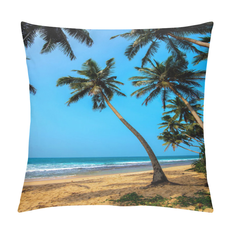 Personality  Beaches In Sri Lanka Pillow Covers