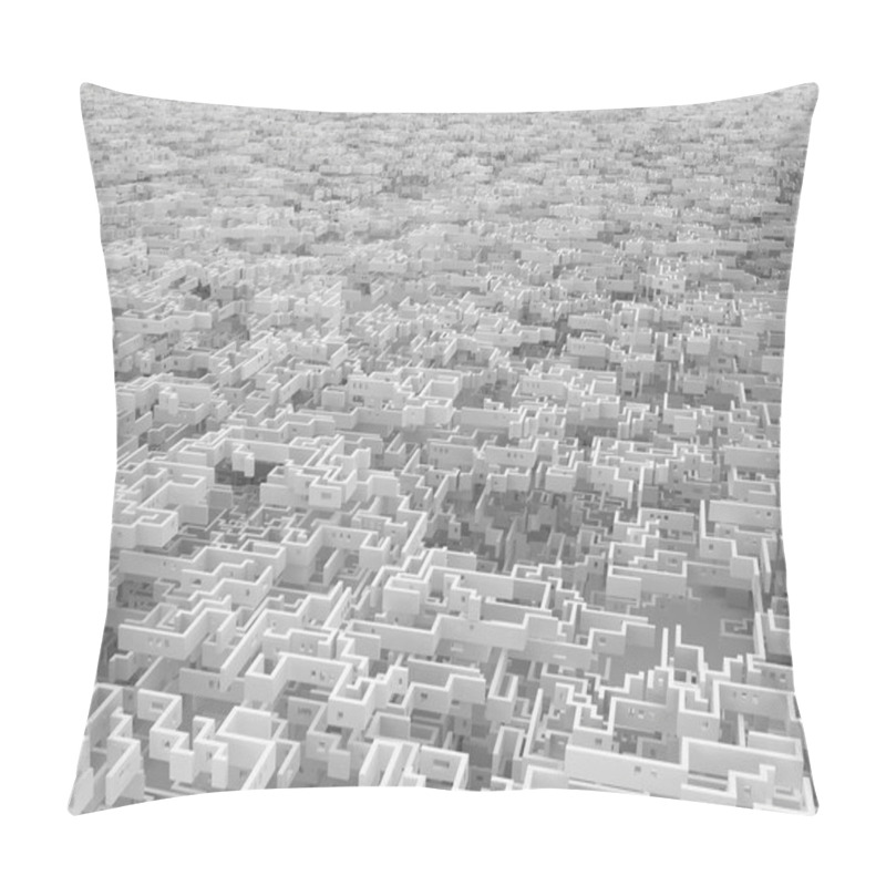 Personality  White Walls Endless Labyrinth Pillow Covers