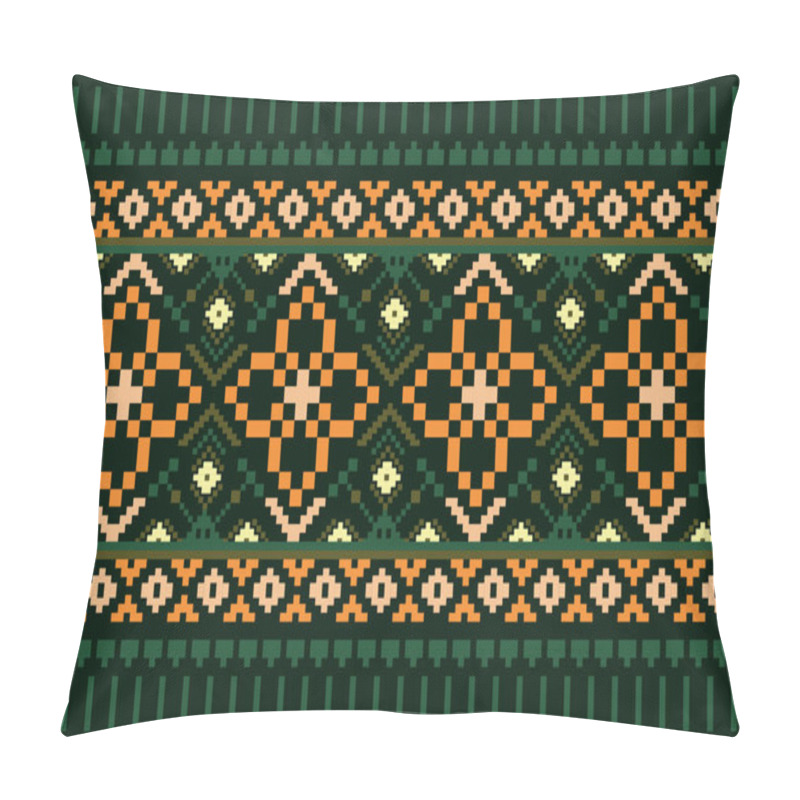 Personality  Ethnic Pattern Seamless Geometric,Aztec Embroidery Border Seamless Patterns.ethnic Pattern Seamless,  Pattern Art Wallpaper Background, Design For Fabric, Curtain, Carpet ,geometry Seamless Pattern Pillow Covers