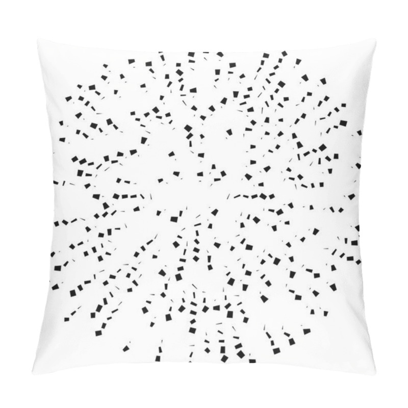 Personality  Chaotic Scattered Shapes Pattern Pillow Covers