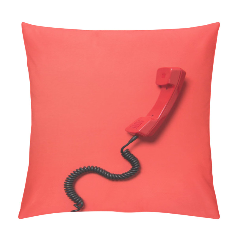 Personality  Red Telephone Handset Pillow Covers