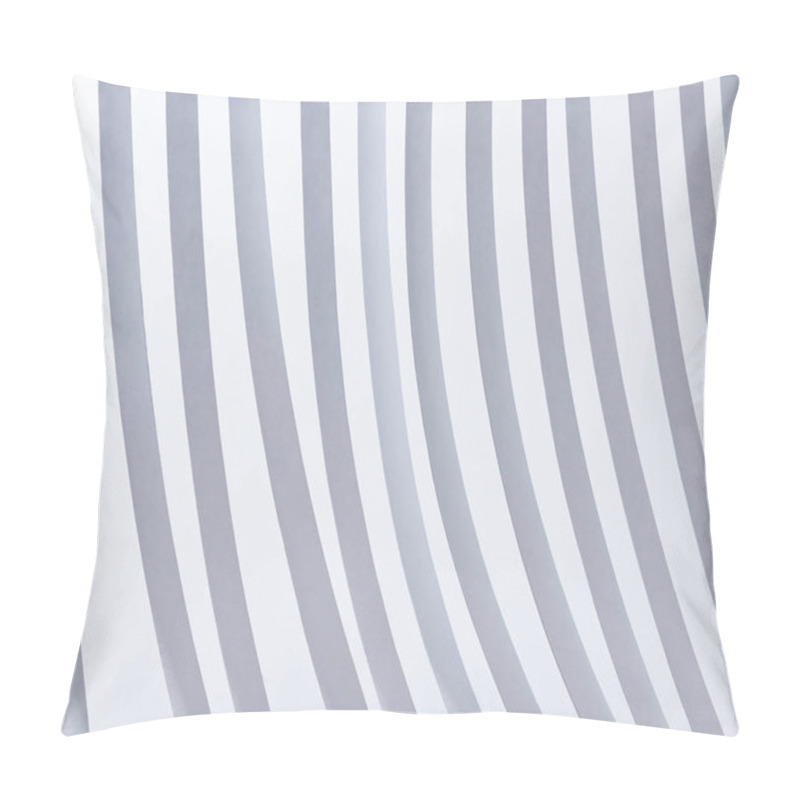 Personality  Close Up View Of Paper Stripes Isolated On White Pillow Covers