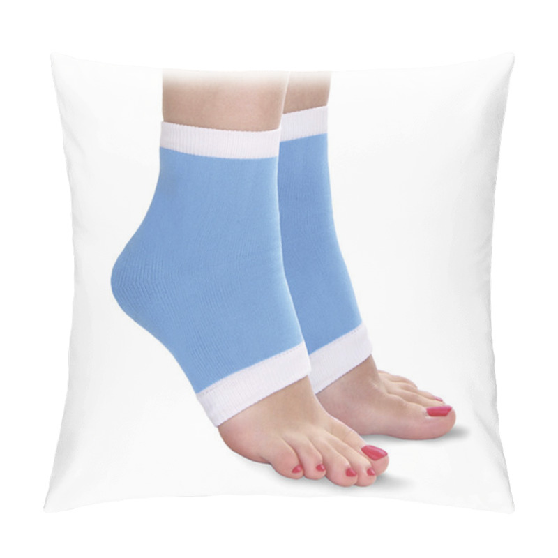 Personality  Gel Socks On A White Background Pillow Covers