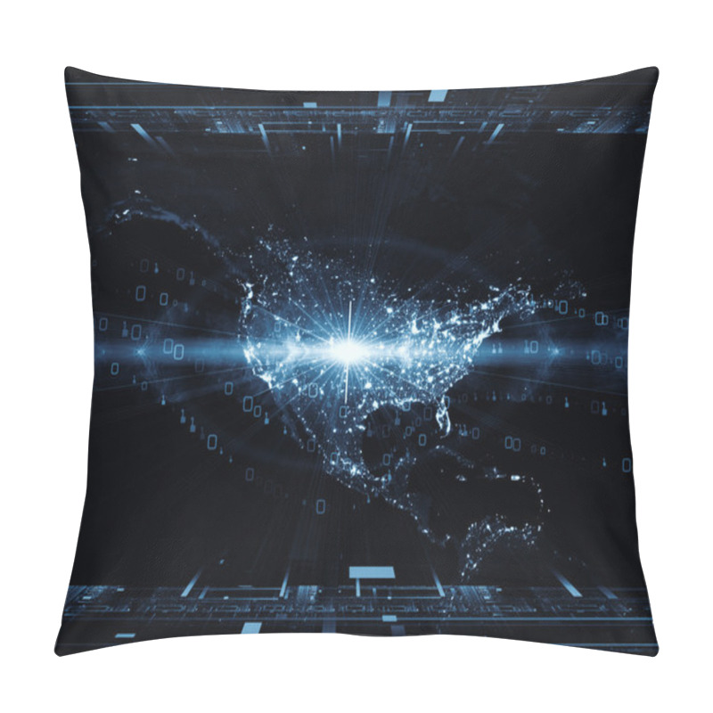 Personality  Numbers Of Earth Pillow Covers