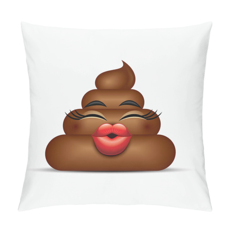 Personality  Poo Emoticon, Emoji Pillow Covers