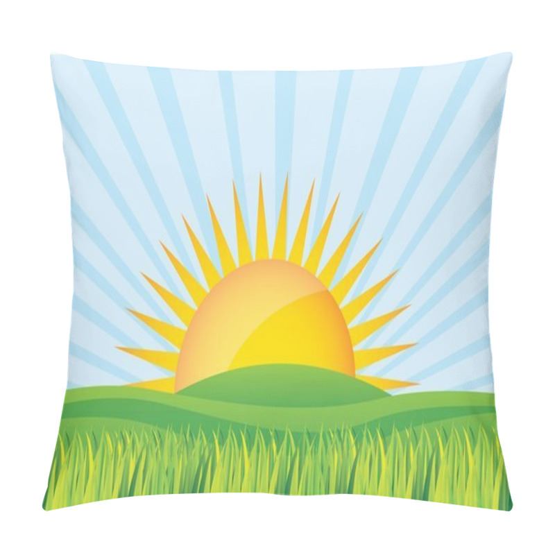 Personality  Sunrise Pillow Covers