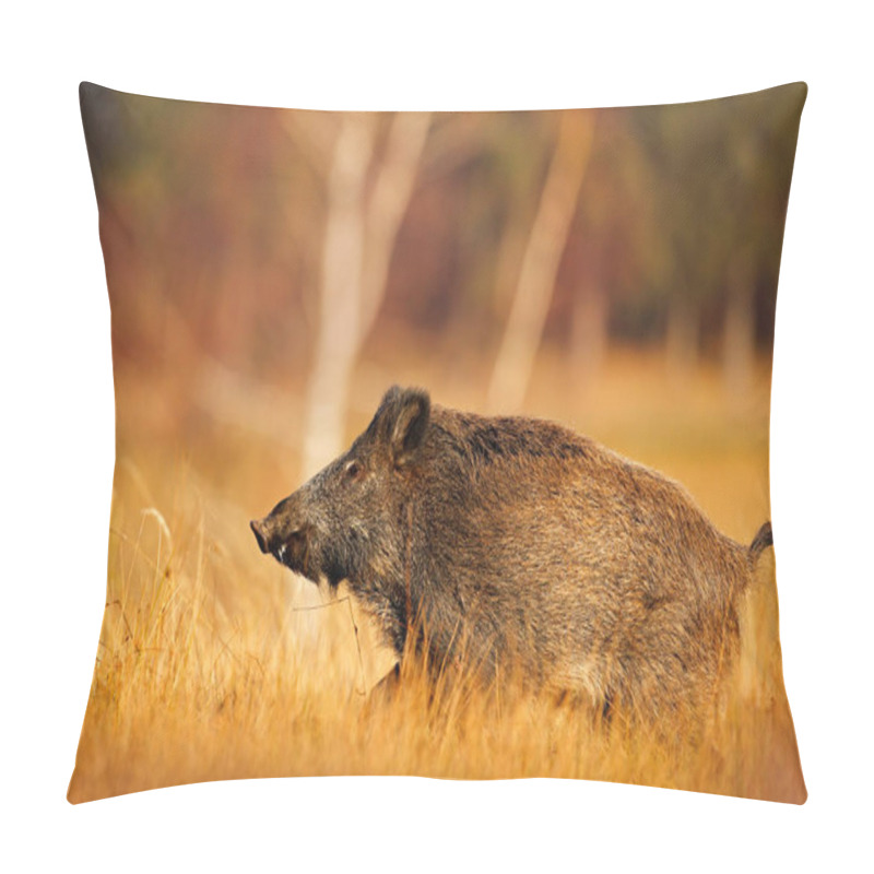 Personality  Big Pig Running Pillow Covers