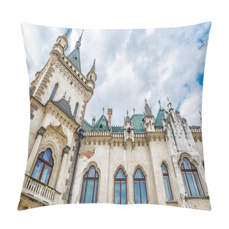 Personality  Detail Of Jakab's Palace In Kosice City, Slovak Republic. Architectural Scene. Travel Destination. Pillow Covers