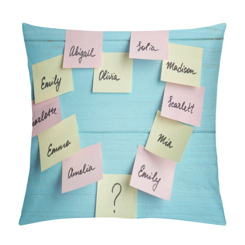 Personality  Paper Stickers With Different Names  Pillow Covers