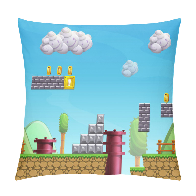 Personality  Cartoon Nature Landscape Pillow Covers