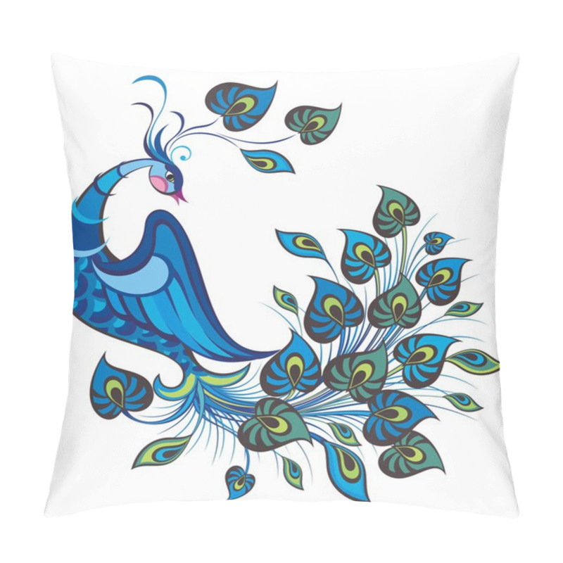 Personality  Peacock Bird Pillow Covers