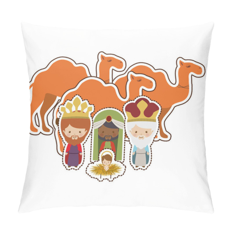 Personality  Three Wise Men Pillow Covers