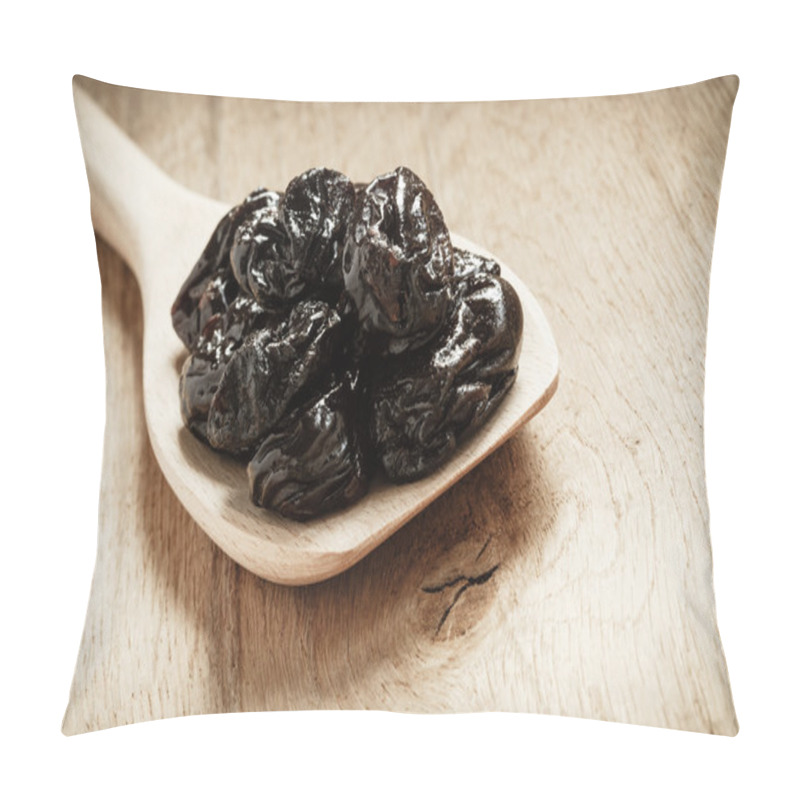 Personality  Dried Plums On Wooden Spoon Pillow Covers