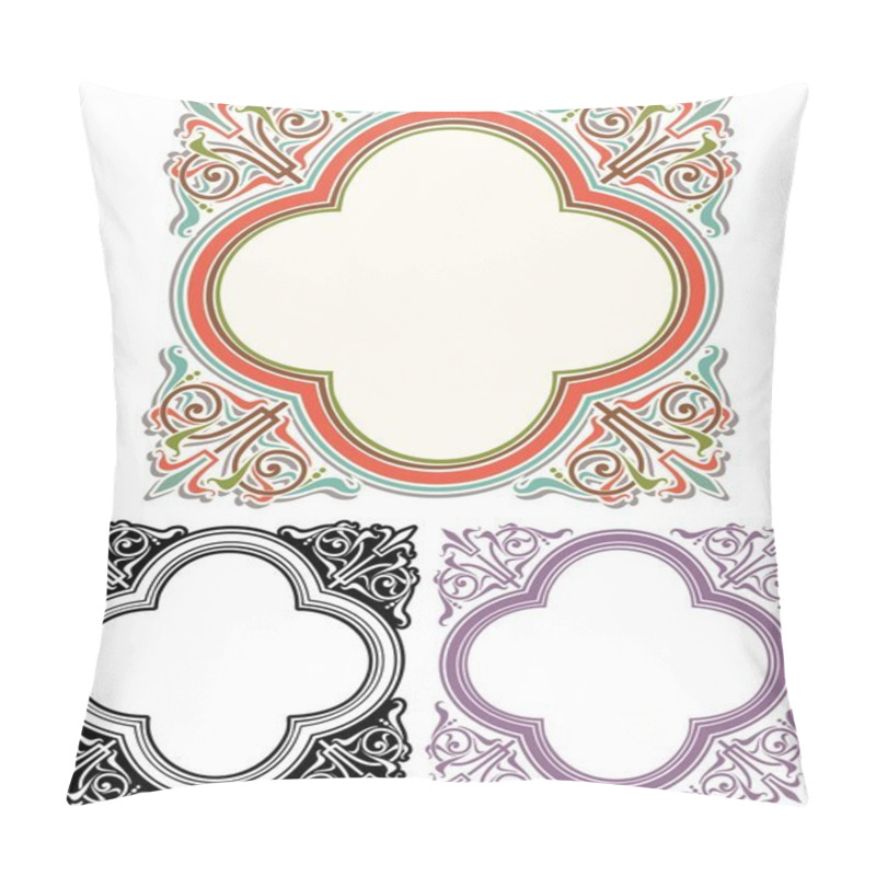 Personality  Mediterranean Style Border Pillow Covers