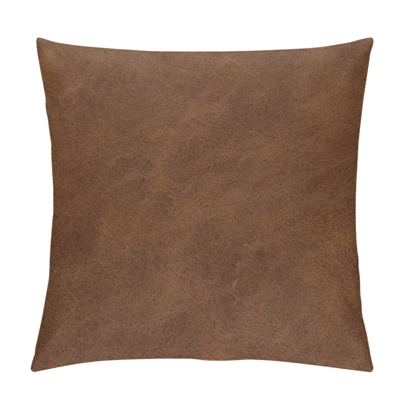 Personality  Brown Leather Texture Pillow Covers