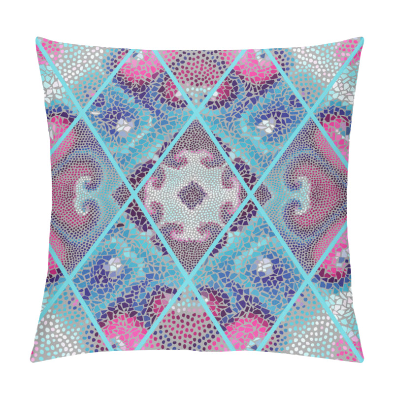 Personality  Seamless Mosaic Pattern Pillow Covers