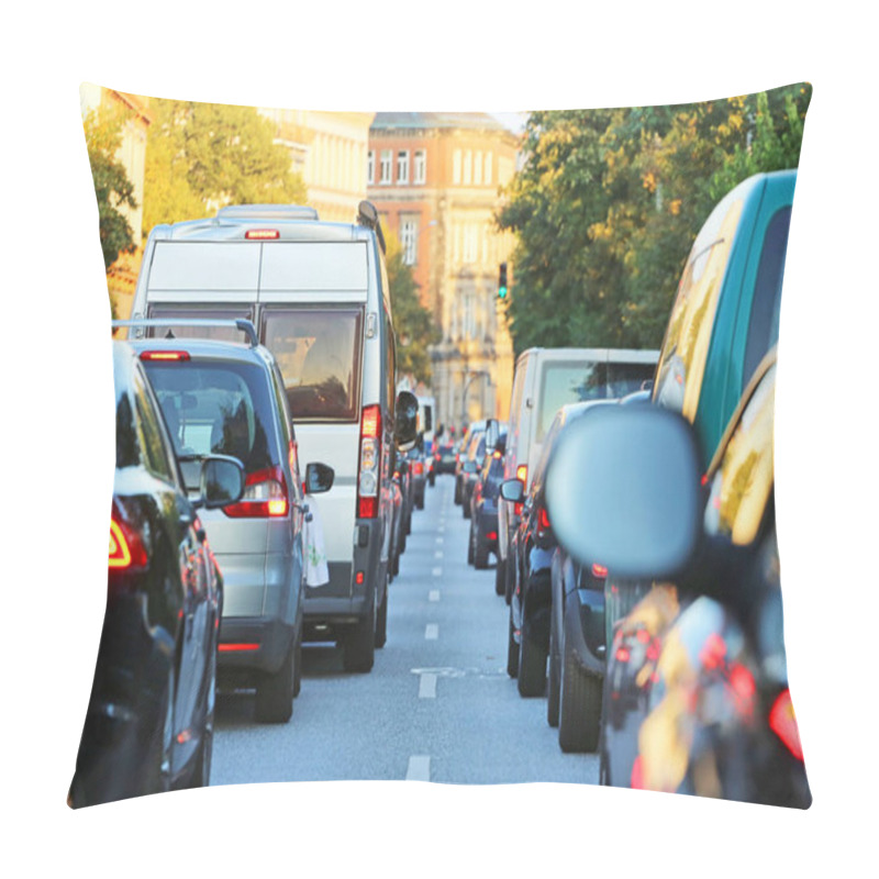 Personality  Traffic Jam In Hamburg Pillow Covers