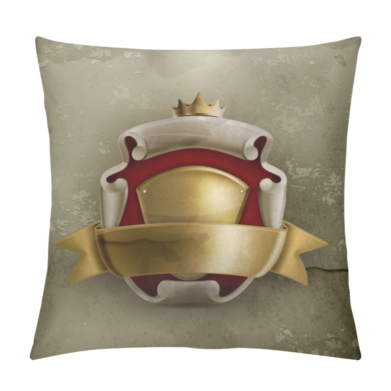 Personality  Abstract Ancient Coat Of Arms, Vector Pillow Covers