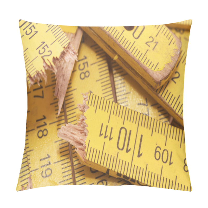 Personality  Broken Ruler Into Several Parts Pillow Covers