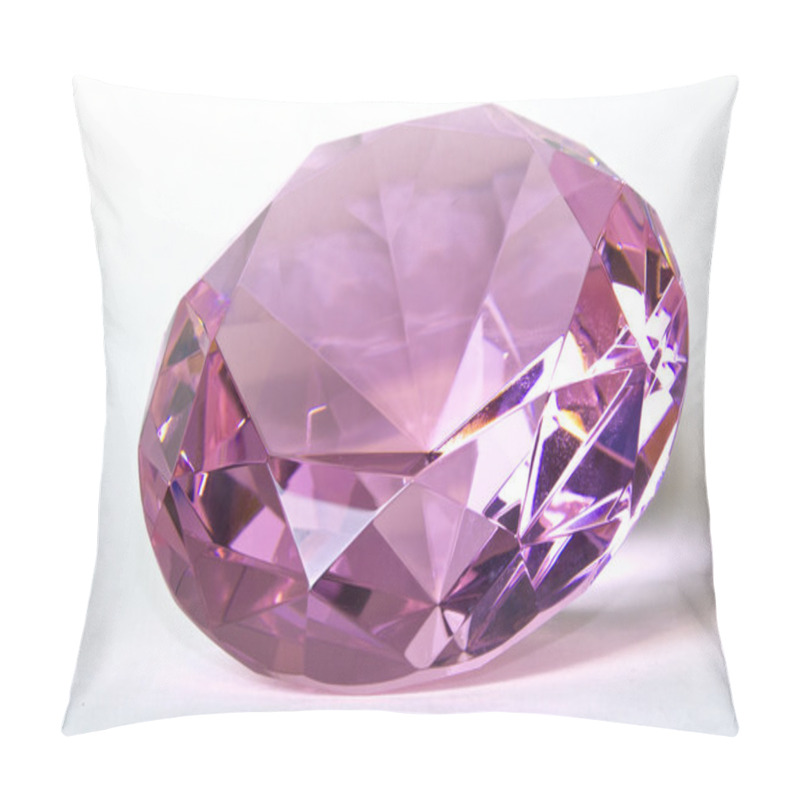 Personality  Faceted Pink Kunzite Gemstone Pillow Covers