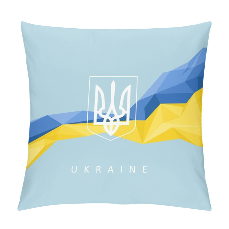 Personality  The National Symbol Of The Ukraine - Abstract Background Pillow Covers