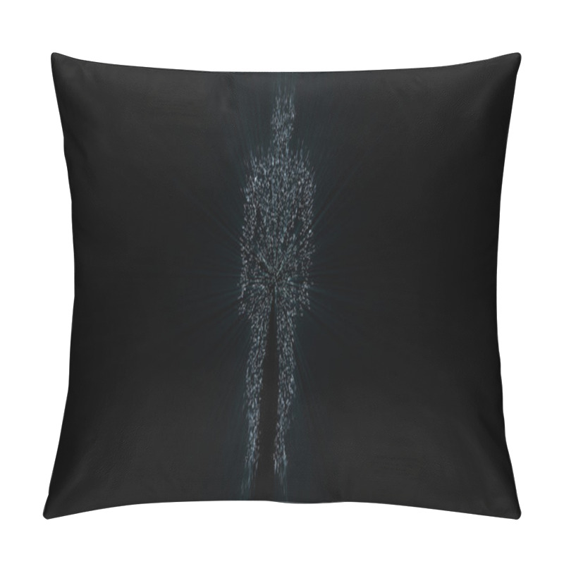 Personality  Silhouette Of A Human In Hyperspace Jump Pillow Covers