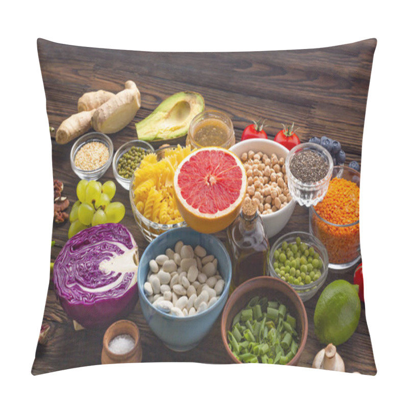 Personality  Seeds, Food, Vegan Written, Diabetes, Vegan Food, Whole Grains L Pillow Covers