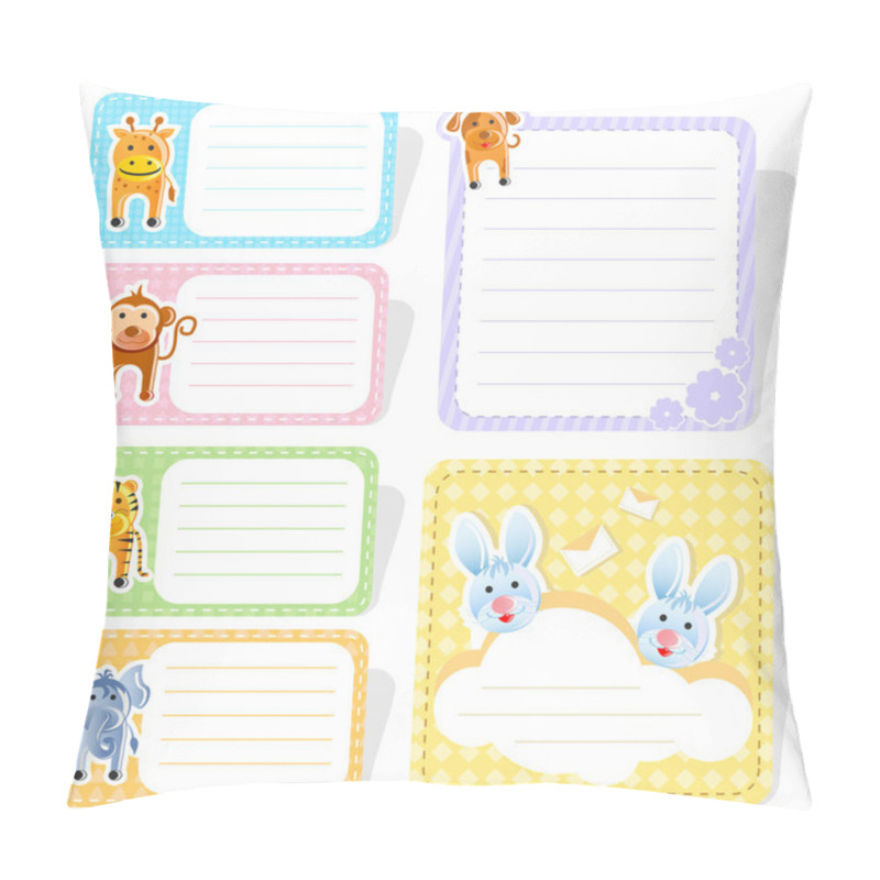 Personality  Cute Animal Label Pillow Covers