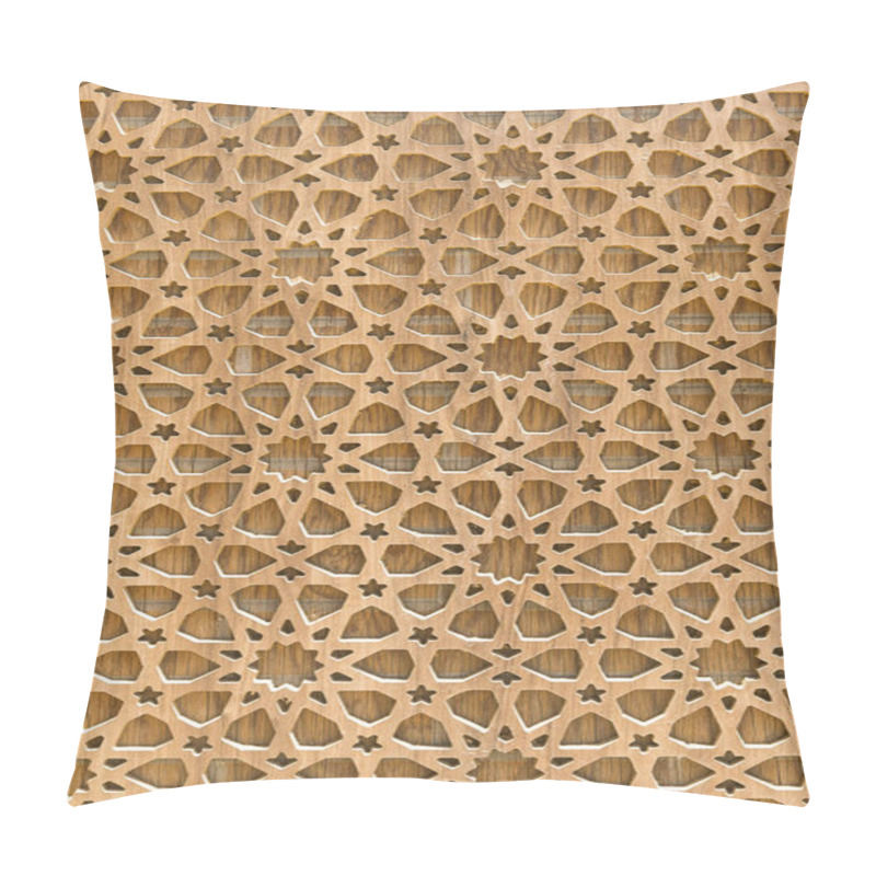 Personality  Texture: Wood Carved Lattices On The Windows, Unusual Shape.The Background Pillow Covers