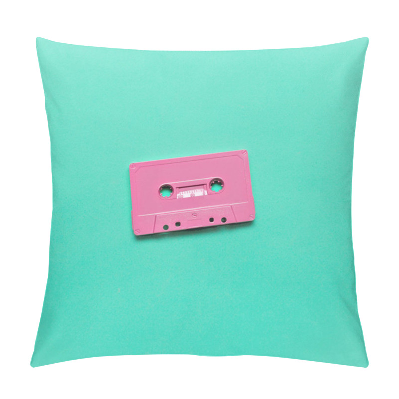 Personality  Audio Cassette. Retro Vibes Minimal Art Pillow Covers