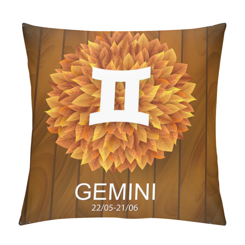 Personality  Gemini Horoscope White Sign Pillow Covers