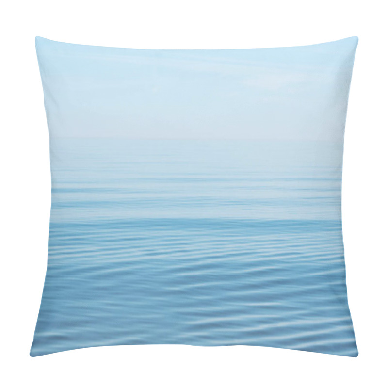 Personality  Scenic View Of Blue Baltic Sea. Pillow Covers