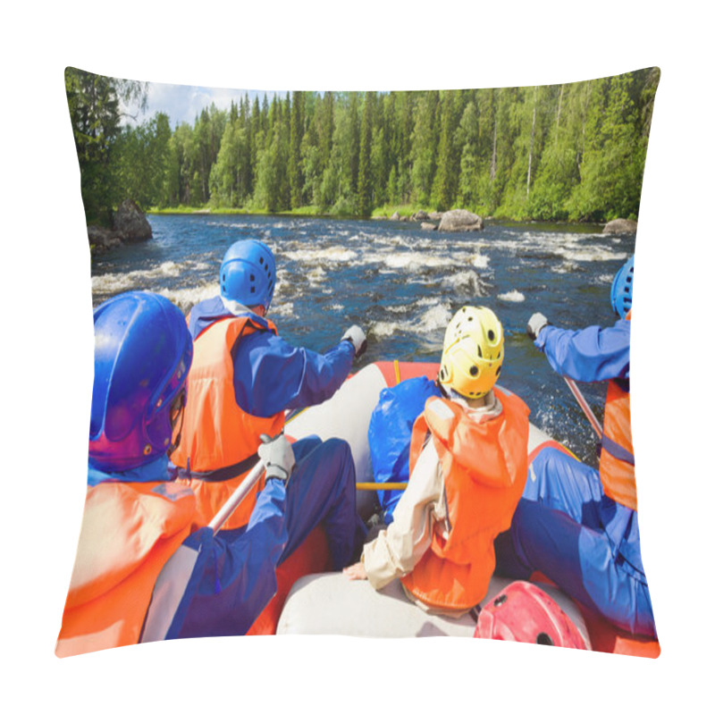 Personality  Whitewater Rafting Pillow Covers