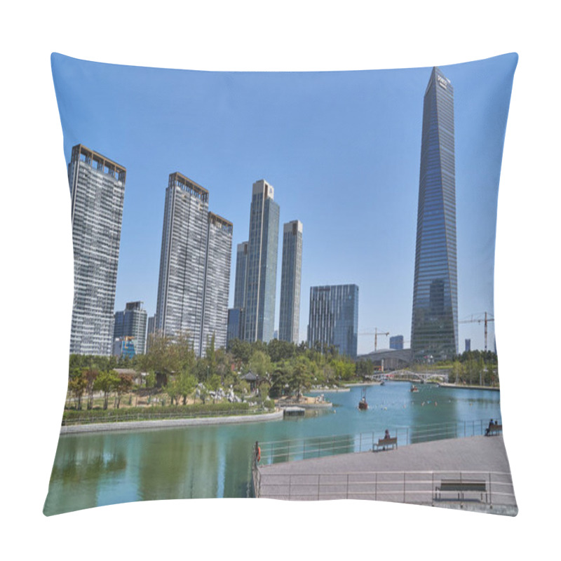 Personality  Cityscape Of Songdo IBD Pillow Covers