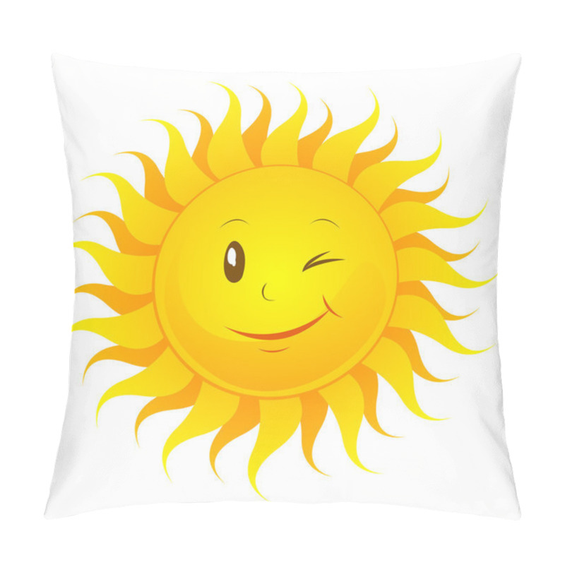 Personality  Funny Sun Pillow Covers