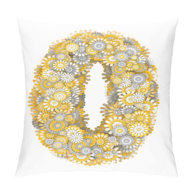 Personality  Number 0 From Camomile Flowers Pillow Covers