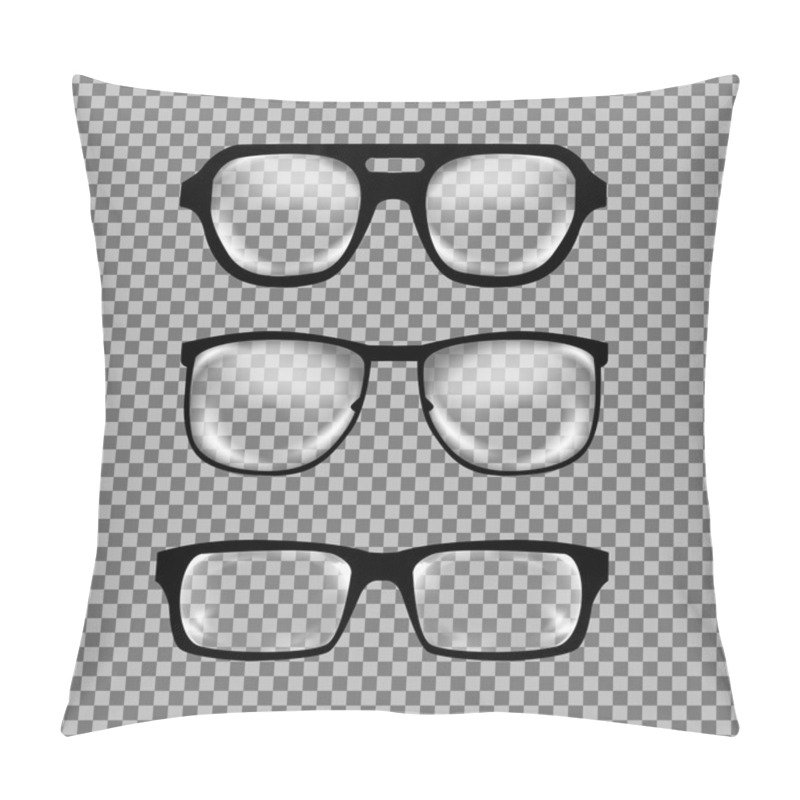 Personality  Set Of Custom Glasses Isolated Pillow Covers