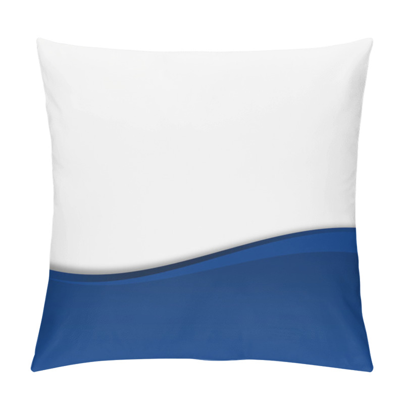 Personality  Simple Blue Shapes Background Pillow Covers