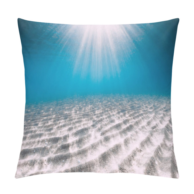 Personality  Tropical Ocean With Sandy Bottom Underwater In Hawaii Pillow Covers