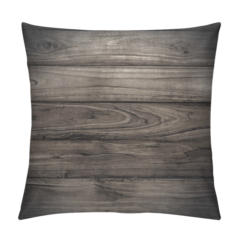 Personality  Big Dark Wood Plank Wall Texture Background Pillow Covers